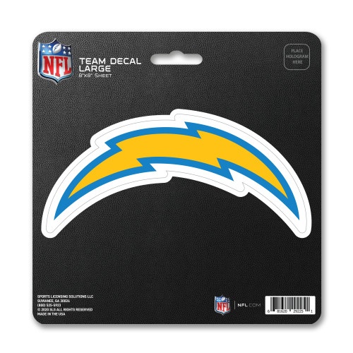 8" NFL Los Angeles Chargers Large Decal Sticker - IMAGE 1