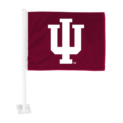 14" x 11" NCAA Indiana University Hooisers Automotive Car Flag - IMAGE 1