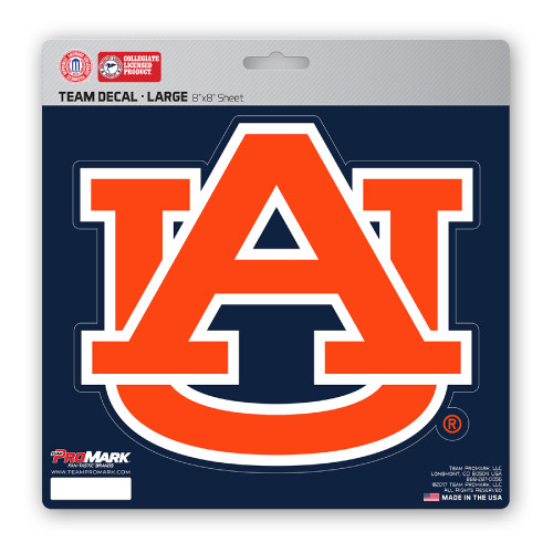 8" NCAA Auburn University Tigers Large Decal Sticker - IMAGE 1