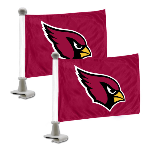 Set of 2 NFL Arizona Cardinals Ambassador Flags 6" x 4" - IMAGE 1