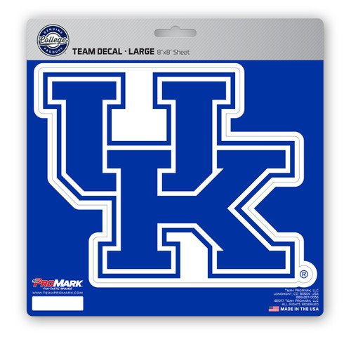 8" NCAA University of Kentucky Large Decal Sticker - IMAGE 1
