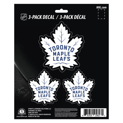 3ct NHL Toronto Maple Leafs Automotive Decal Stickers 6.25” - IMAGE 1