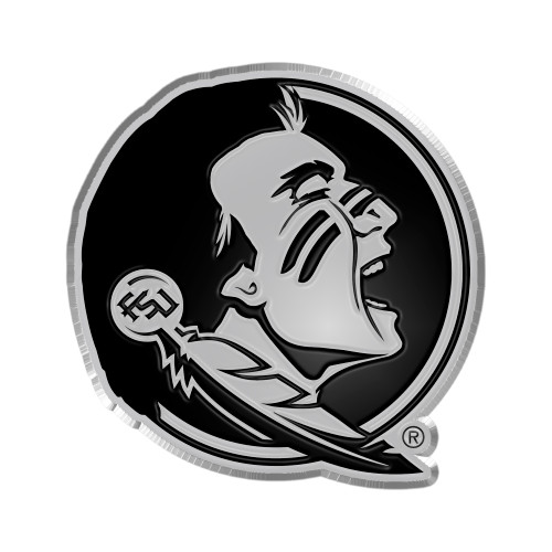 3.25” NCAA Florida State University Molded Chrome Emblem Exterior Auto Accessory - IMAGE 1
