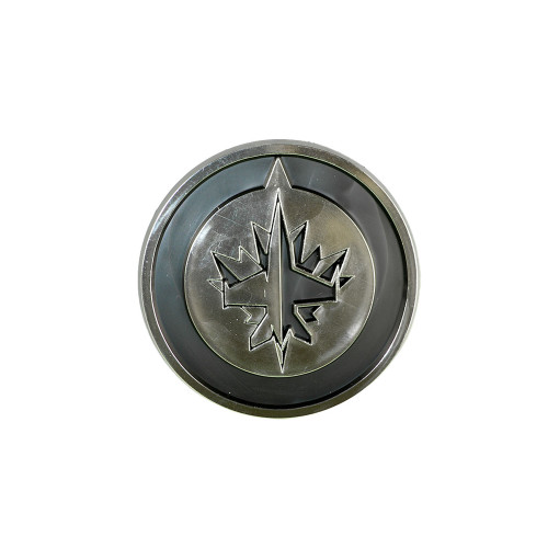 NHL Winnipeg Jets Molded Emblem Exterior Auto Accessory - 3.25” - Silver - IMAGE 1