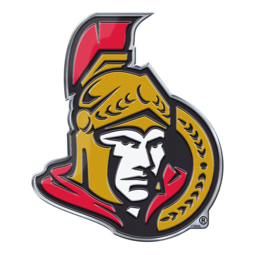 3.25” NHL Ottawa Senators Embossed Emblem Exterior Auto Accessory - IMAGE 1