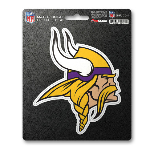 6.25" NFL Minnesota Vikings Matte Automotive Decal Sticker - IMAGE 1