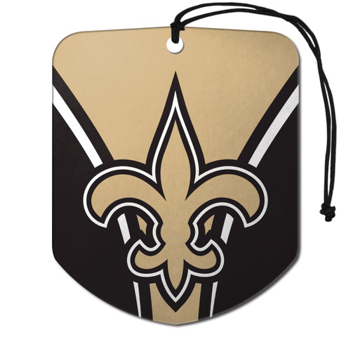 Set of 2 NFL New Orleans Saints Automotive Air Fresheners 3.5" - IMAGE 1