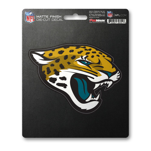 6.25" NFL Jacksonville Jaguars Matte Automotive Decal Sticker - IMAGE 1