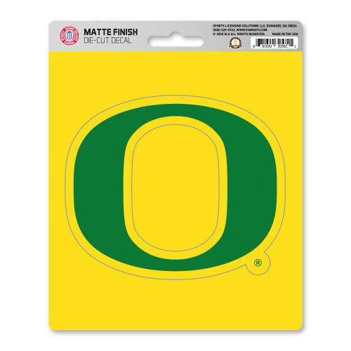 6.25" NCAA University of Oregon Ducks Matte Automotive Decal Sticker - IMAGE 1