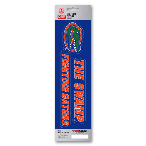 2ct NCAA University of Florida Gators Team Slogan Automotive Decal Stickers 6.25" - IMAGE 1