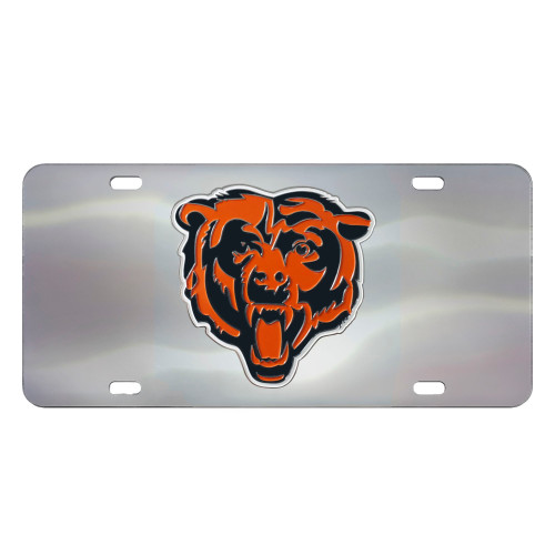 12” NFL Chicago Bears Automotive Diecast License Plate - IMAGE 1