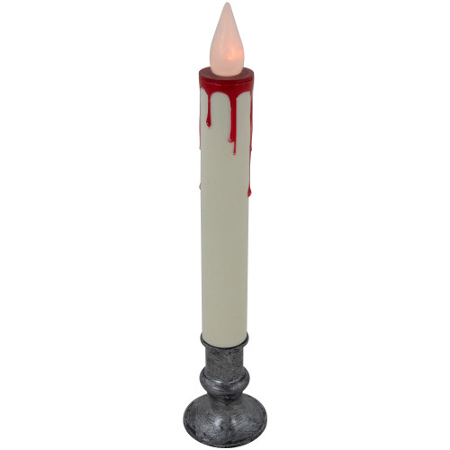 LED Flickering Halloween Window Candle  - 9" - IMAGE 1