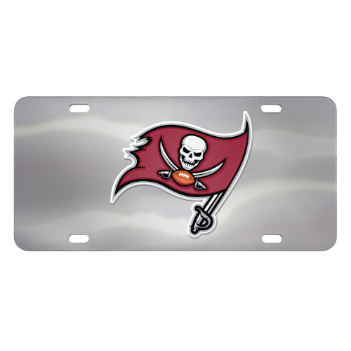 12” NFL Tampa Bay Buccaneers Automotive Diecast License Plate - IMAGE 1