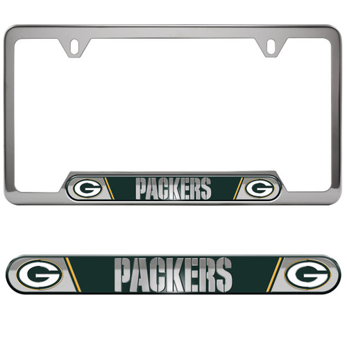 NFL Green Bay Packers Automotive License Plate Frame - 12.25” - IMAGE 1