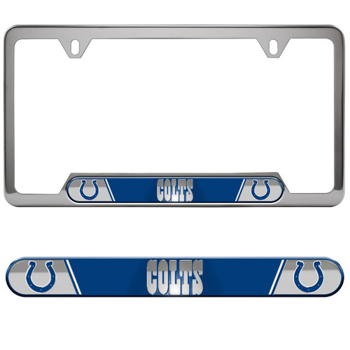 NFL Indianapolis Colts Automotive License Plate Frame - 12.25” - IMAGE 1