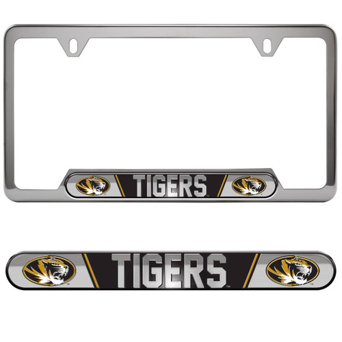 NCAA University of Missouri Tigers Automotive License Plate Frame - 12.25” - IMAGE 1