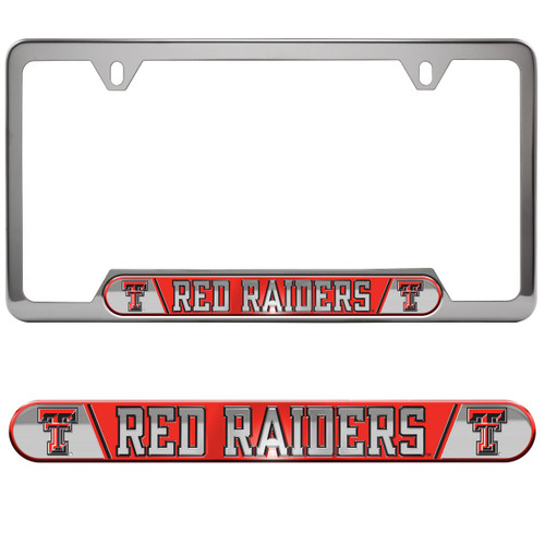 NCAA Texas Tech Raiders Automotive License Plate Frame - 12.25” - IMAGE 1