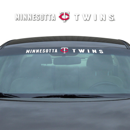 34” MLB Minnesota Twins Automotive Windshield Decal - IMAGE 1