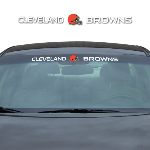 34” NFL Cleveland Browns Automotive Windshield Decal - IMAGE 1