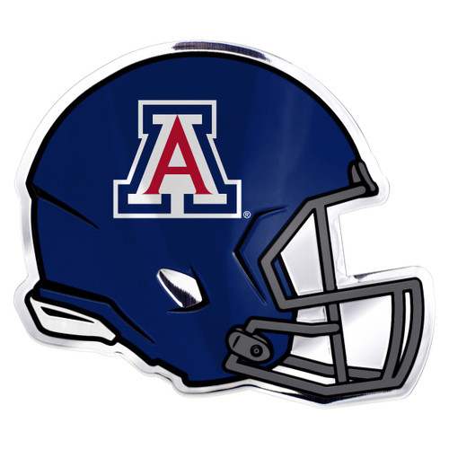 3.25” NCAA University of Arizona Wildcats Embossed Helmet Emblem Auto Accessory - IMAGE 1