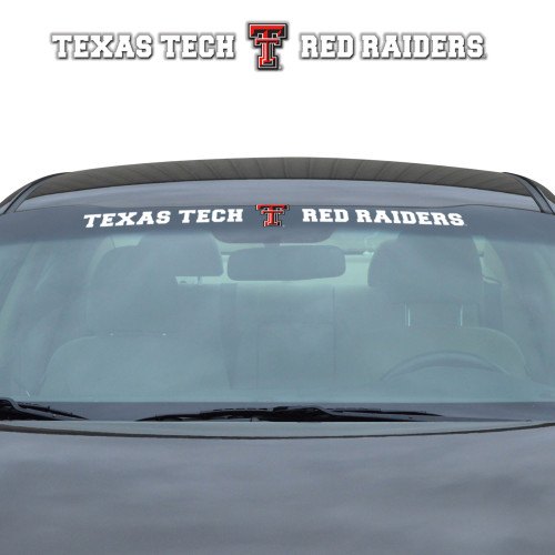34” NCAA Texas Tech University Red Raiders Automotive Windshield Decal - IMAGE 1