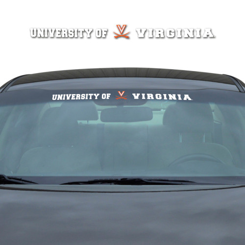 34” NCAA University of Virginia Cavaliers Automotive Windshield Decal - IMAGE 1