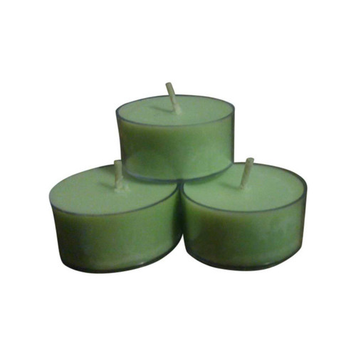 Set of 12 Green Organic Scented Soy Tealight Candles - IMAGE 1