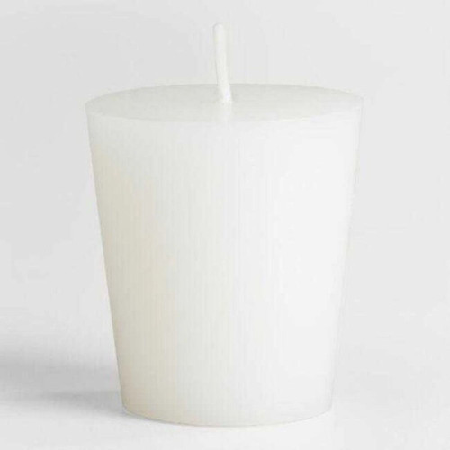 Pack of 24 White Unscented Votive Candles - IMAGE 1