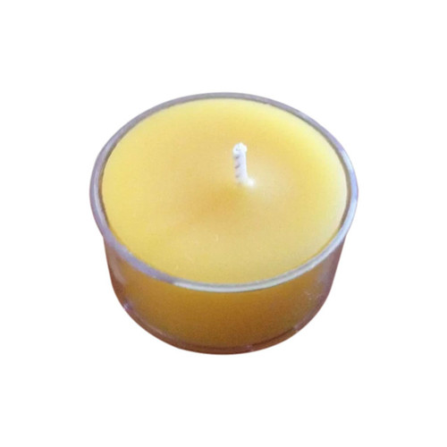 Pack of 20 Honey Scented Organic Handmade Beeswax Tealight  Candles - IMAGE 1