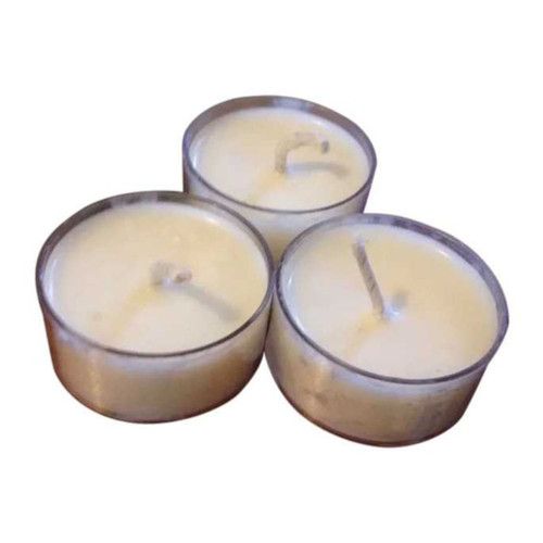 Pack of 20 Handcrafted Clear Cups Unscented Tealight Candle - IMAGE 1