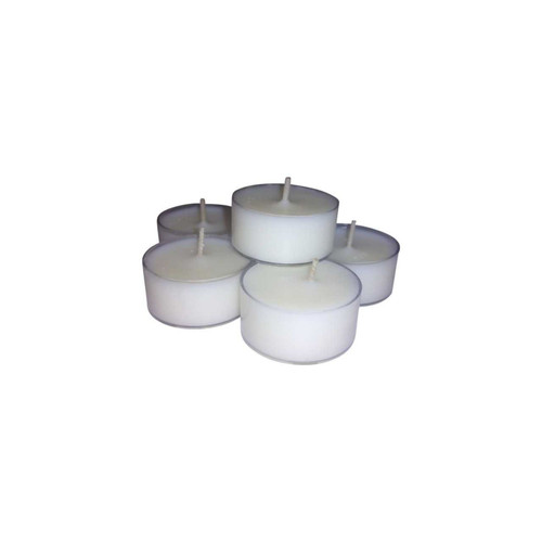 Pack of 12 Peppermint Essential Oils Tea Light Candles - IMAGE 1