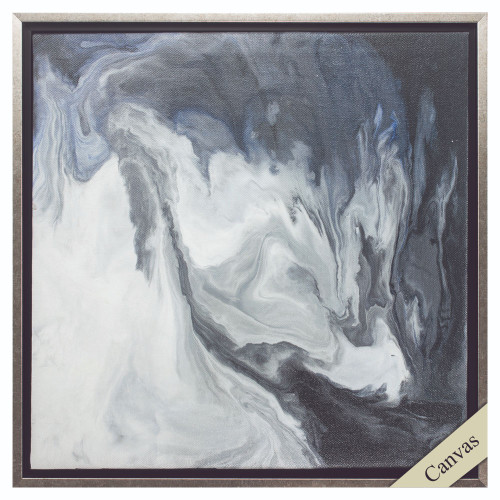Gray and Black Possibilities Square Wall Art Decor 26" x 26" - IMAGE 1