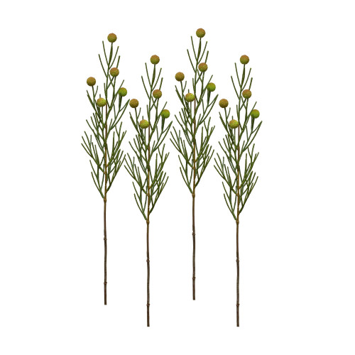 Set of 4 Brunia Ball Artificial Sprays 27.75" - IMAGE 1