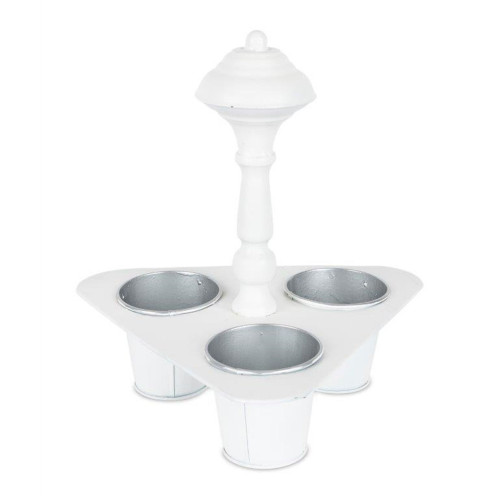 11" Three Holes Tabletop Pot Holder - IMAGE 1