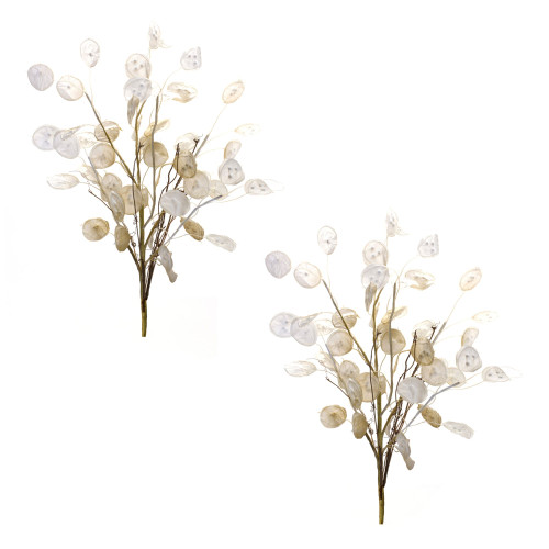 Set of 6 Silver Dollar Artificial Sprays 31.5" - IMAGE 1