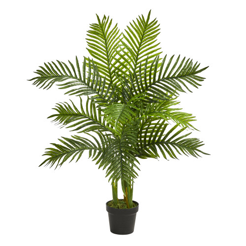 3.5' Artificial Areca Potted Palm Tree - IMAGE 1