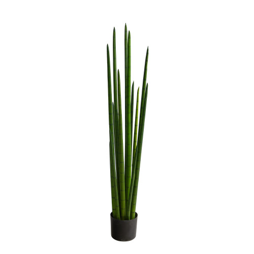 4' Sansevieria Snake Artificial Plant in Nursery Pot - IMAGE 1