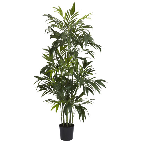 6' Bamboo Palm Potted Silk Artificial Tree - IMAGE 1