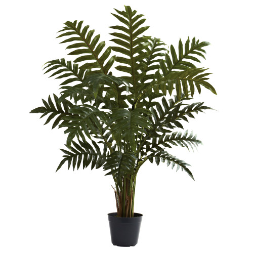3.5' Artificial Evergreen Plant in Black Pot - IMAGE 1