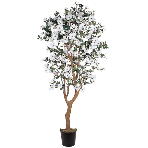 5' Dogwood Silk Artificial Tree - IMAGE 1