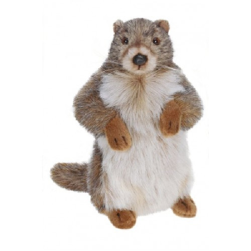 Handcrafted Plush Marmot Groundhog Stuffed Animals - 12.75" - Set of 3 - IMAGE 1