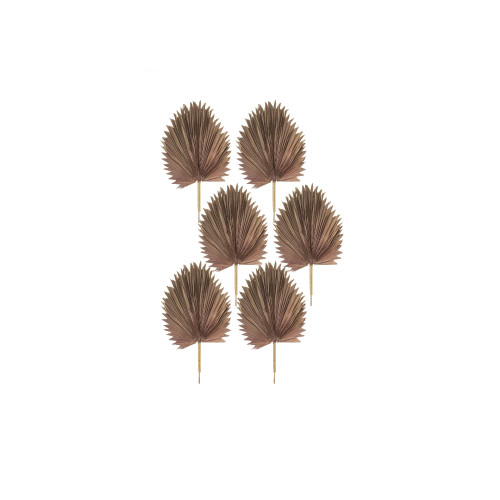 Set of 6 Fan Palm Leaf Artificial Sprays 41" - IMAGE 1
