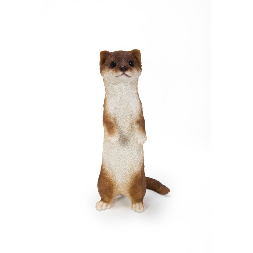 7.75" Standing Least Weasel Outdoor Garden Statue - IMAGE 1