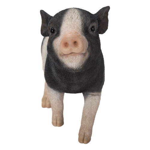 8.5" Standing Baby Piglet Outdoor Garden Statue - IMAGE 1