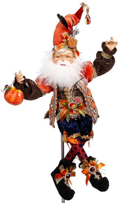 Mark Roberts Halloween North Pole Jack O' Lantern Elf, Medium - 18.5" - IMAGE 1