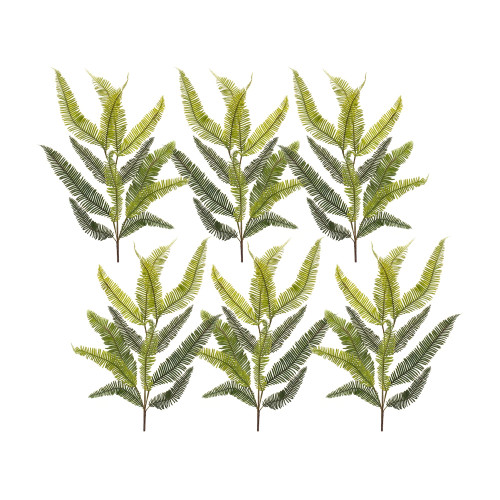 Set of 6 Fern Artificial Sprays 39" - IMAGE 1