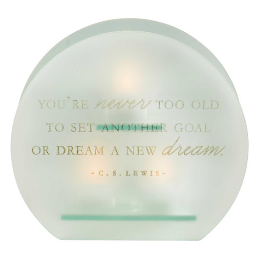 3pc LED Lighted Tealight Candles with Holder - 8" - IMAGE 1