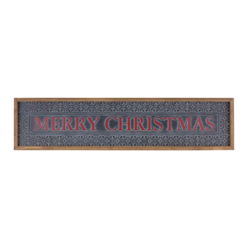 34" Ornate "Merry Christmas" Wall Sign - IMAGE 1
