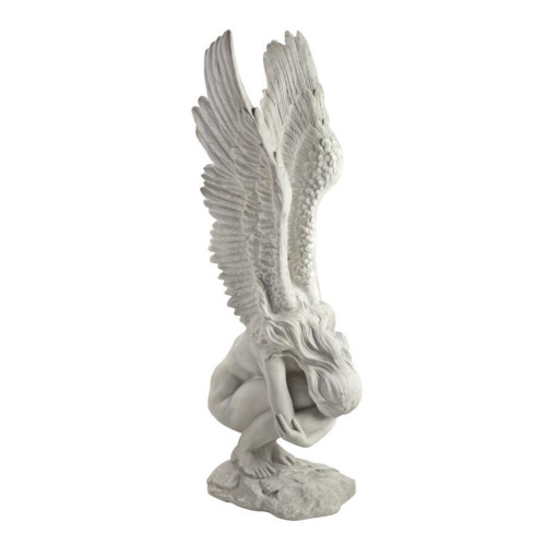 Large Remembrance and Redemption Angel Outdoor Garden Statue - 30" - IMAGE 1
