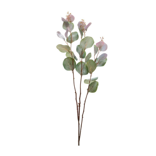 Set of 6 Eucalyptus Artificial Stems 38" - IMAGE 1